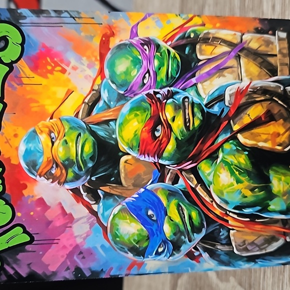 4x6 TMNT Teenage Mutant Ninja Turtles Wall‎ Art Watercolor Oil Painting Print - Picture 3 of 7